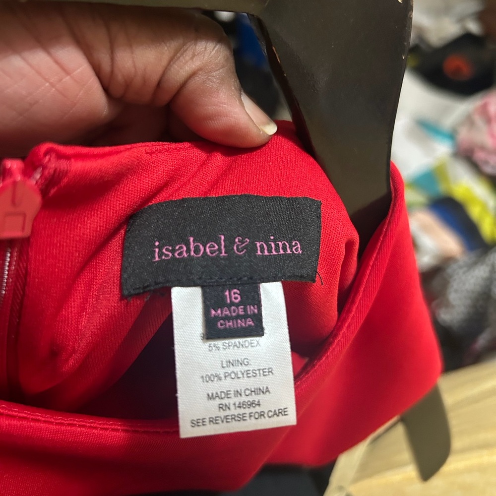 Isabel & Nina Red Dress
